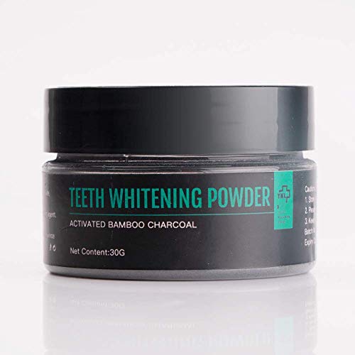 Y-Kelin Bamboo Charcoal Tooth Whitening Powder (30g)- Natural Eco-friendly Charcoal Tooth Powder