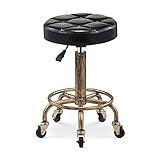 [Réglable de hauteur] Levage de gaz hydraulique facilite l'ajustement de la hauteur du tabouret de salon. Il vous suffit de pousser le levier de poignée pour ajuster la hauteur des selles pour votre sensation confortable.