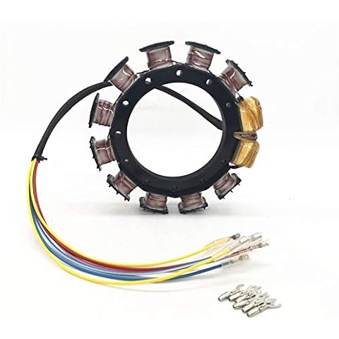 JETUNIT Stator For Mercury Force 174-8778K 1 Outboard 30 JET 40 50 70 75 80 90 100 115 120 HP 398-8778A16 8778A17 818535A3 9-Amp 2 Stroke 2,3&4 Cylinder 1987-1996 Sportjet Cover