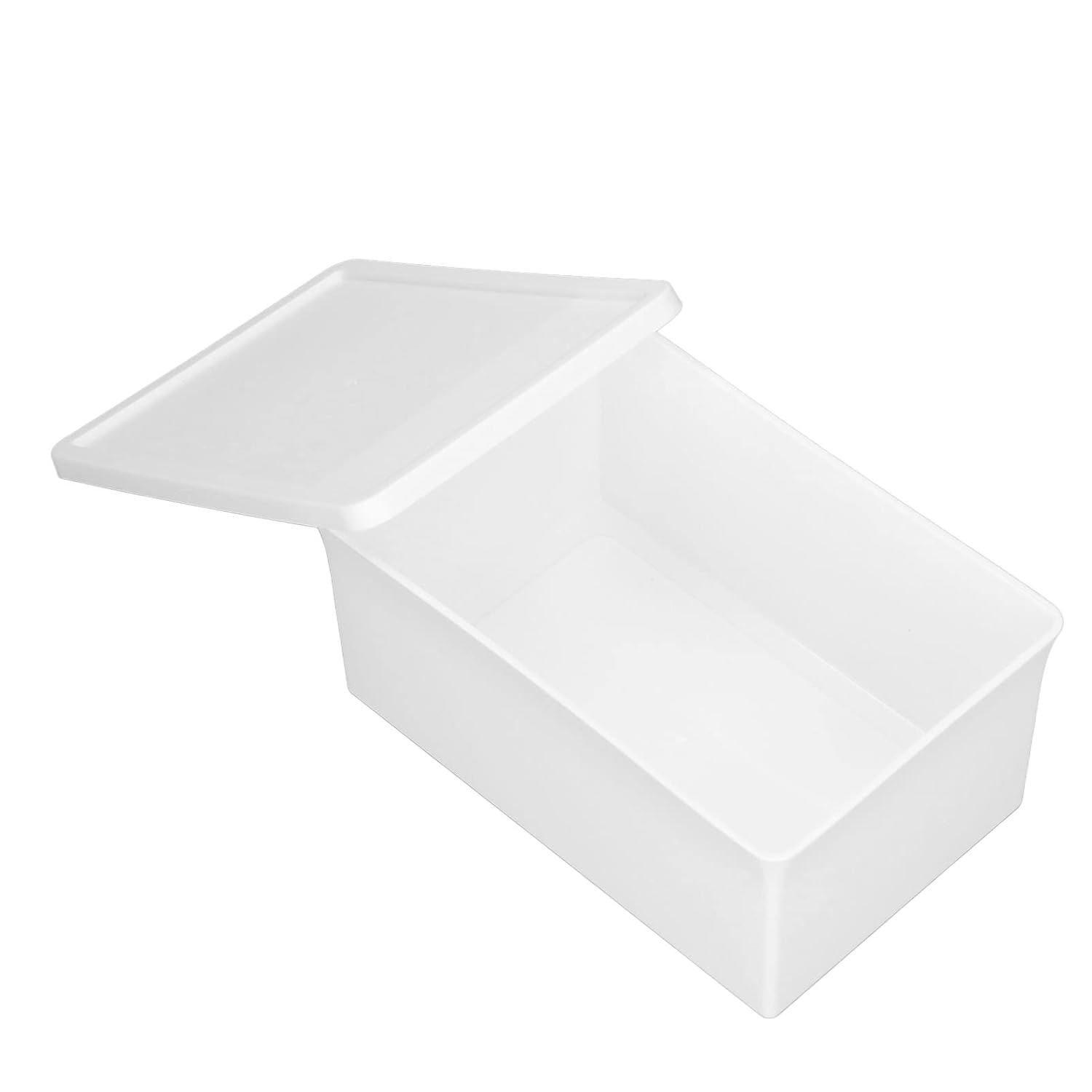 Zerodis Storage Box Plastic Desktop Storage Box Plastic Storage Bin Tote Multifunction Storage Box Organizing Container with Lid