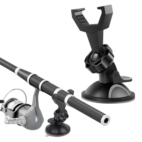 FIZZEEY 360° Rotatable Suction Cup Rod Holder