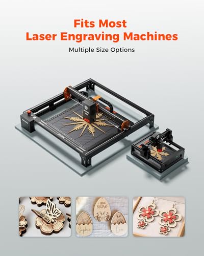 Wabenplatte Acmer 400x400x22mm Laser Wabentisch für Lasergravierer - Professionelle Rauchabzugsplatte mit Aluminiumpanel, Kompatibel mit acmer Graviermaschinen, Wabentisch mit Aluminiumplatte