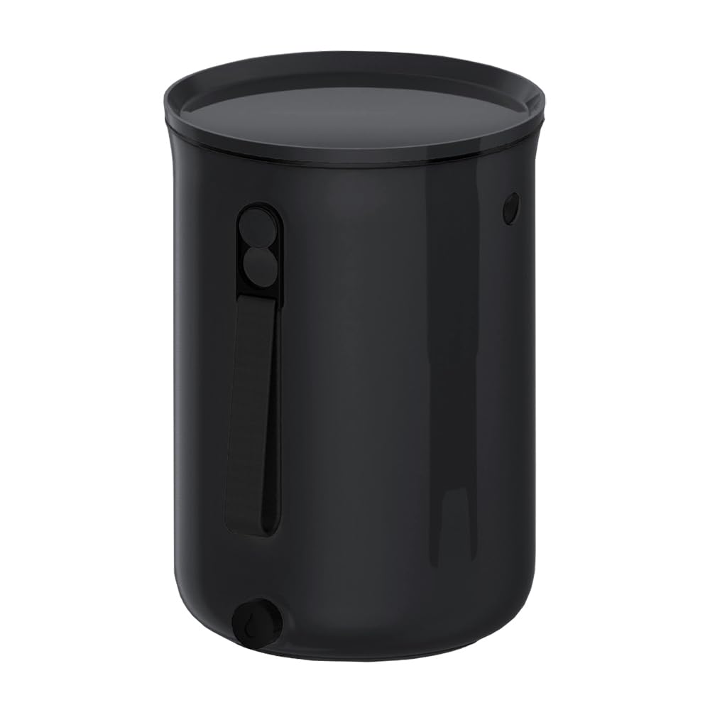 Bokashi 019840040 Poubelle Eco Organico 2 Bokashi-Inclut 1 KG d'activateur, Noir, 9,6L