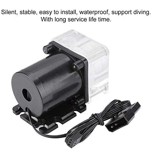 image for fosa G1/4 Computer Water Cooling Pump, 600L/H Water Pump Tank, DC 12V 