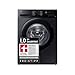 Samsung Waschmaschine, 9 kg, 1.400 U/min, EEK: A, Mikroplastik-Programm, Ecobubble, 14 Programme, WiFi SmartControl, Schwarz, WW90CGC04AABEG