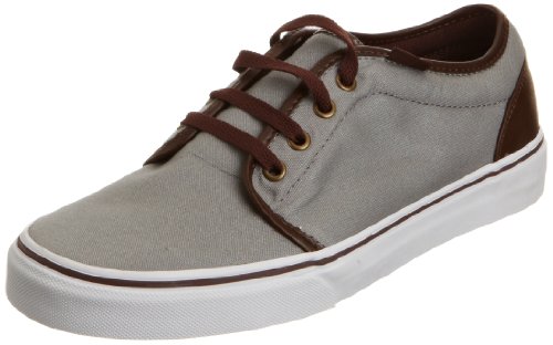 Vans Vulcanized - Zapatillas, unisex, color gris (pewter/black), talla 42