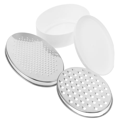 Rallador de Acero Inoxidable con Contenedor Blanco miniatura 1