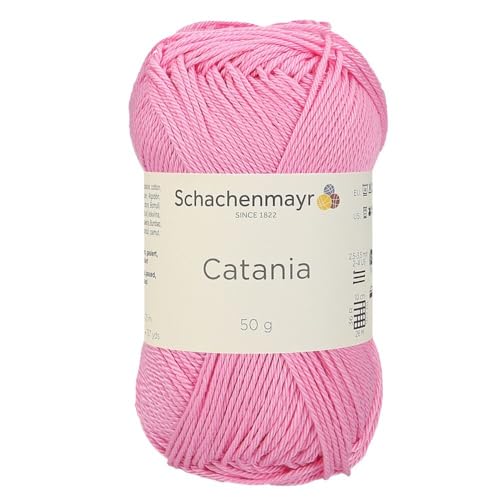 Schachenmayr (SMC) Catania Originals Garn, 1 Knäuel/Packung , jedes Knäuel 125 m, 100 % mercerisierte Baumwolle zum Stricken und Häkeln, Sport Weight, 222 Orchidee