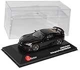 Aus Metall mit Plastikteilen J-Collection Lexus LFA Nürburgring Package Coupe Matt Schwarz 2011 1/43 Modell Auto