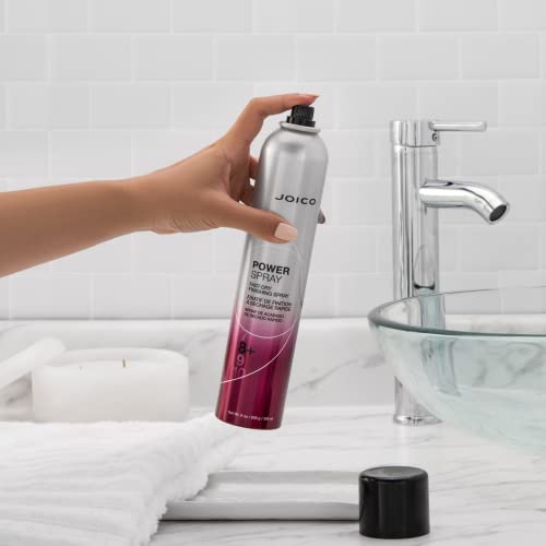 Power Spray Fast-Dry Finishing Spray | For Most Hair Types | Protect Against Heat & Humidity | Protect Against Pollution & Harmful Uv | Paraben & Sulfate Free | 72 Hour Hold | 9.0 Fl Oz #TOP3