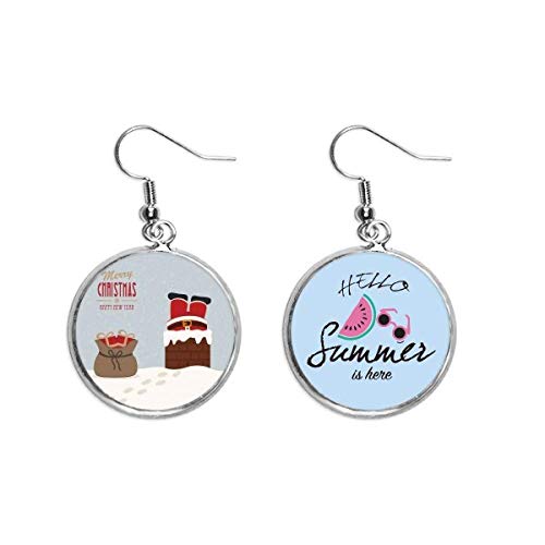 Pendientes de sandía ligeros para lucir en el lóbulo durante tus fiestas de verano