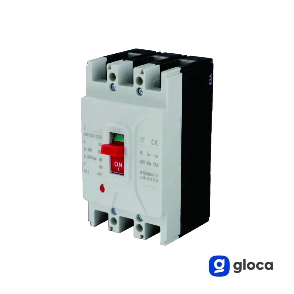 gloca Interruptor en caja magnetotérmico 3P 380 V (63 A 25 KA)