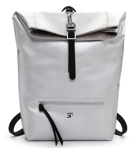 Sac à dos pour ordinateur portable argenté SFY Lanny Backpack Suri Frey