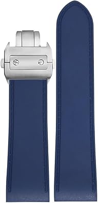 hooson Waterproof Silicone Watch Chain For Cartier Santos 100