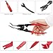 omuachip 7 Pcs Car Trim Removal Tool Kit with Non-Scratch Plastic Pry Tool and Fastener Clip Pliers, Car Trim Removal Tool, for Auto Interior Car Panel Detachment, Dashboard, Door Clips & Upholstery