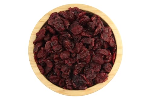 Mirtilli Rossi Secchi Tagliati - Senza Zucchero & Conservanti - Vaccinium Macrocapon (25g)