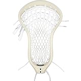 StringKing Men's Mark 2F Stiff Faceoff Lacrosse Head Strung with Type 4F (Raw/White)