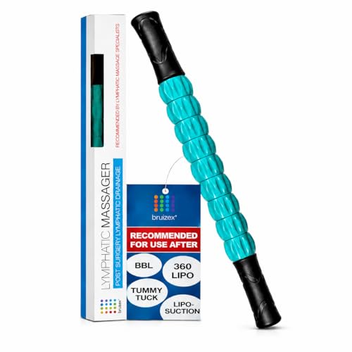 Muscle Roller Lymphatic Drainage Massage Roller Stick - for Myofascial Pain Relief | Post...