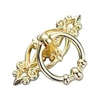 * Quantité : 1 pièce. Poignée de porte d\'armoire tiroir cuisine en Bronze, Style chinois ancien, anneau traction Vintage, for commode, placard, 1 pièce(3)