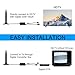TV Antenna 2025 Indoor with Signal Booster – Long Range Digital HD Antenna for Smart and Older TVs, Supports Local Channels, 4K, and 1080p