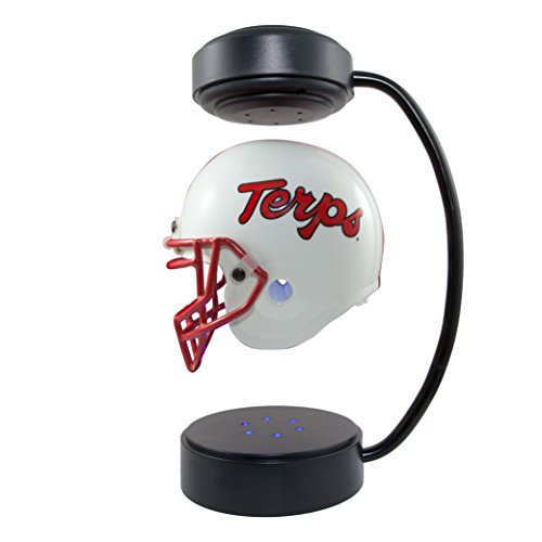 Maryland Terps NCAA Hover Helmet - Collectible Levitating Football Helmet with Electromagnetic Stand - Thumbnail 2