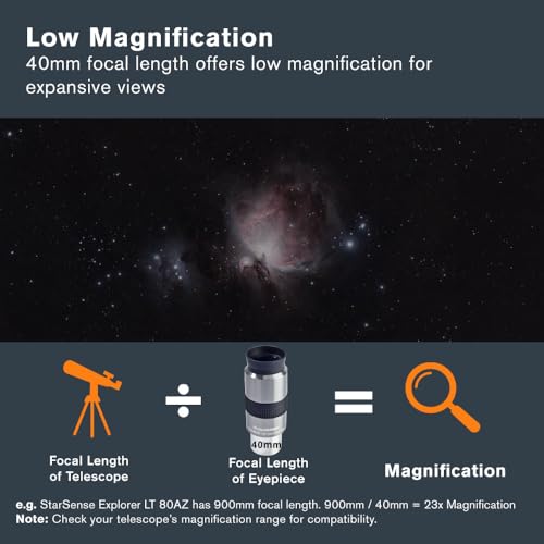 Celestron Omni 40mm ocular óptico 1.25 con lentes Plössl de cuatro elementos 4