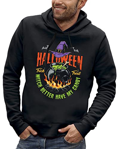 Sweat à capuche Halloween homme confortable pour affronter le froid d'octobre