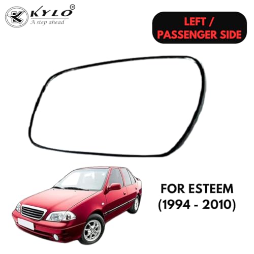 Image of Kylo Esteem Old (1994-2010) Passenger Side (Left Side) Car Side Mirror Glass /Tukdi /Sub Mirror Plate