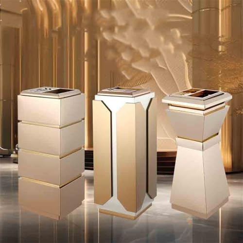 Cendrier vertical extérieur acier inoxydable pour hall hôtel et club - 6