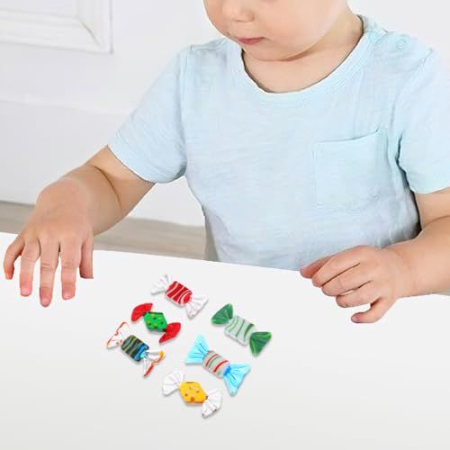 Objetos decorativos caramelos simulados para fiestas y oficina 6