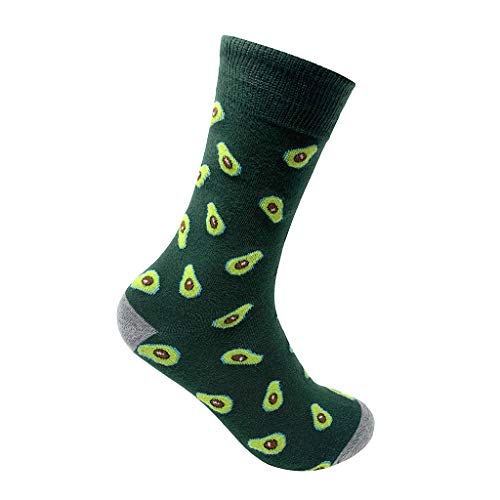 Image of Mint & Oak Printed Crew Socks For Men, Soft Cotton Calf Length Socks, Colorful Sock Gift For Men, Anti-Microbial & Odour Free, Funky Socks - Gift Box of 3