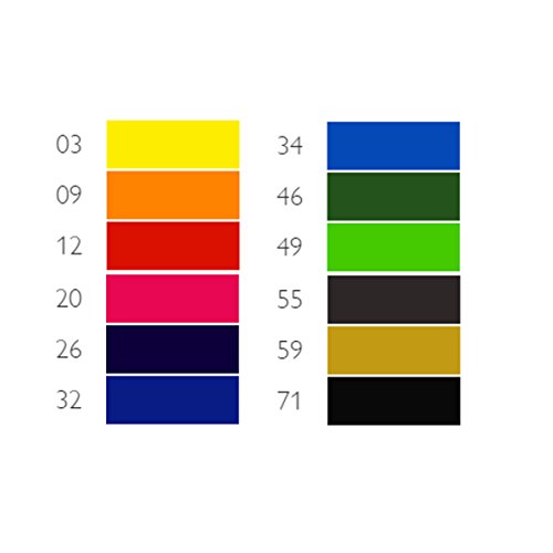 Derwent Procolour 12 crayons de couleur à texture lisse de qualité professionnelle