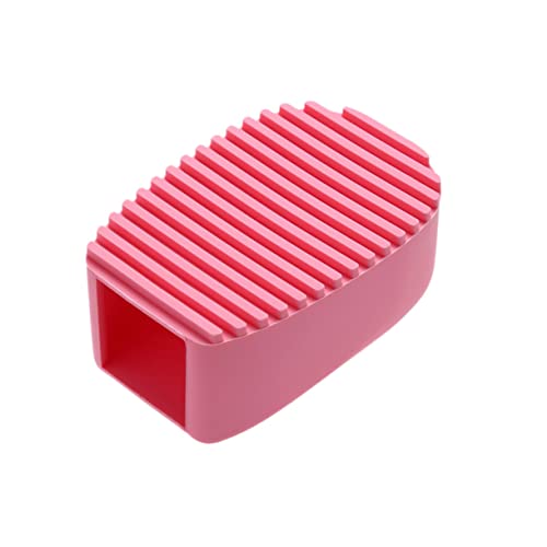 Ipetboom Candy Color Silicone Washboard Mini Lavabo Portable pour Lavage De Vêtements Brosse Multifonctionnelle Silicone pour Nettoyage des Taches Rose