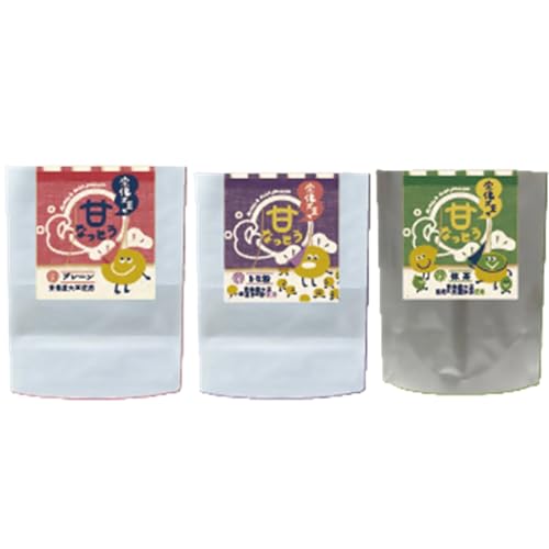 宗像大豆 甘納豆3種セット(プレーン、きなこ、抹茶)[エスピープラン]