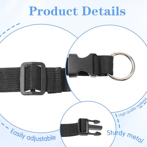 Add a Bag Luggage Straps, 4pcs Jacket Gripper Adjustable Luggage Hooks Holder Suitcase Belt Straps Carrying Clips with Luggage Connector and Hook Travel Accessories for Carry Your Extra Bags3