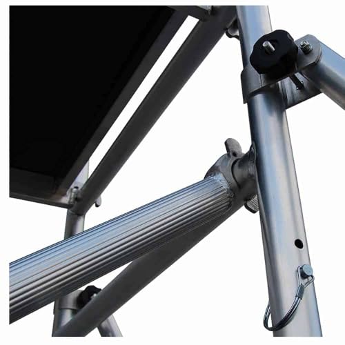 Alumexx Eco - Line Klappgerüst Module A+B - Fahrgerüst - Geeignet Für Privatgebrauch - Klappgerüst - Rollgerüst - Zimmergerüst - Klasse 2 - Aluminium - 3.8m Arbeitshöhe