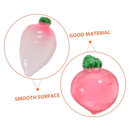 Statues de légumes miniatures Gatuida phosphorescents en résine pour micro paysage - 8