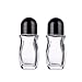 Roll On Glass Bottles For Essential Oils,2 Pcs Deodorant Bottles Perfume Roller Bottles Empty Deodorant Containers Roller Ball Bottles For Fragrance Cosmetics (50ml)