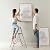 Delxo Aluminum Step Ladder 3 Step Folding Lightweight Heavy Duty Step Stool with Anti-Slip Sturdy and Wide Pedal Ladder Invisible Connection Design Ladder 330lbs 3-Feet