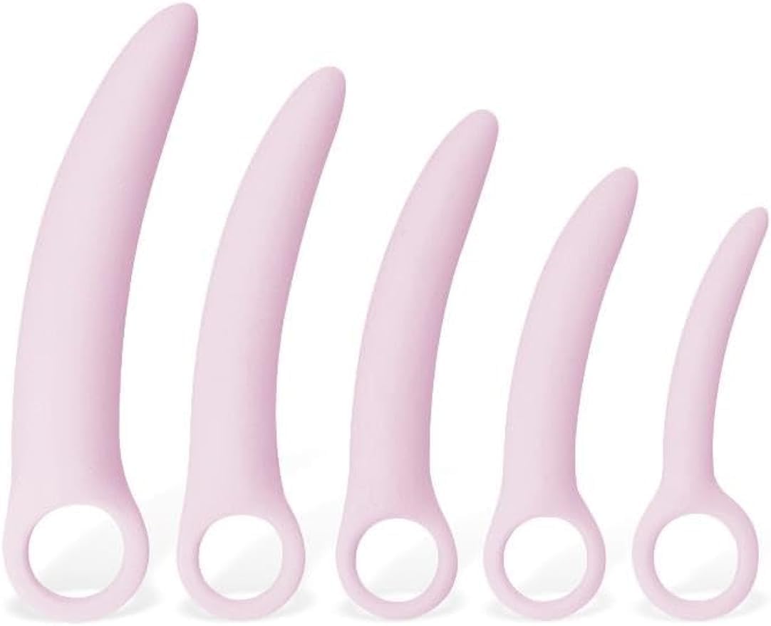 Set de 5 Dilatadores Vaginales Progresivos de Silicona Hipoalergénica