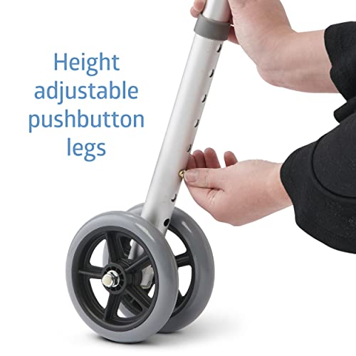 Medline MDSUPWALK Upright Walker With 5 Inch Dual Wheels thumb #4