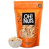 Oh! Nuts Toasted Slivered Almonds - 1 LB Bulk Bag | All Natural, Fresh Raw Unsalted Skinless Healthy Nuts for Snacking & Baking | High Protein, GMO-Free | Keto & Vegan Diet