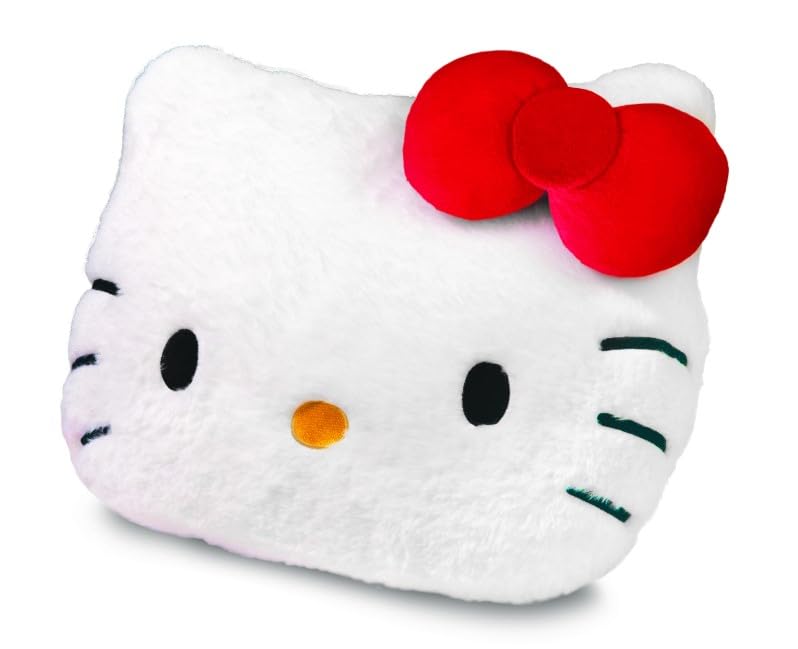 Hello Kitty Weighted Massage Pillow – Ultra-Plush Fabric, Soothing Vibrations, Battery Powered for Relaxation & Comfort – Perfect for Nighttime Routine or On-The-Go Use