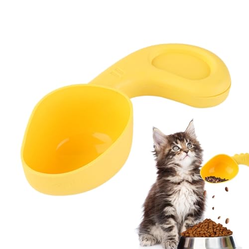 Cuchara de comida para gatos para comida húmeda, cuchara de comida para mascotas,Cuchara ergonómica para alimentos enlatados | Cuchara resistente para mascotas, diseño sellado, cuchara