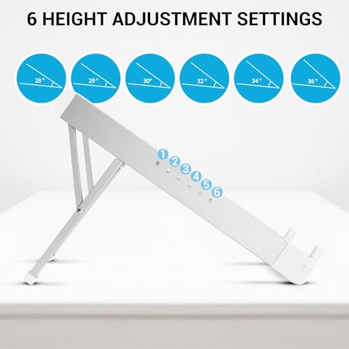 Soporte portátil ajustable Desky ultraligero para laptops 11"–17" miniatura 3