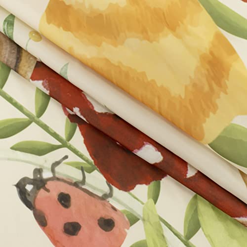 Eobtain Mushroom Shower Curtain Retro Mushrooms Butterfly Floral Boho Moon Stars Botanical Wildflowers Green Plant Aesthetic Bathroom Curtain 69X70Inch Waterproof Fabric Durable Washable With 12 Hooks #TOP5