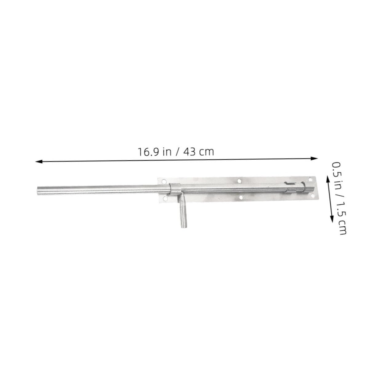 NUOBESTY Chiavistello in Acciaio Inox Rinforzato per Porta e Cancello, 2 Pezzi, Facile da Mantenere, per Ingresso e Sicurezza