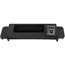 AHD/CVBS Car Rear View Cameras Fisheye Trunk Handle Camera with RCA Cable & Vehicle-Camera for Mercedes Benz C Class W205 C180 C200 C280 C300 C350 C63 AMG CLA Class C117 & Backup Camera AHD