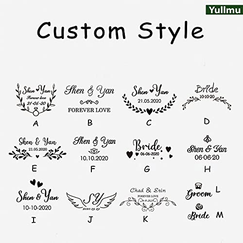 Yullmu Custom Ring Box,Personalized Wedding Ring Box,Ring Wooden Box,Jewelry Box,Wedding Decoration,Country Wedding,Engagement,Valentine's Day,Anniversary,Birthday Gift #TOP5