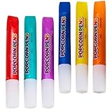 Healifty Bolígrafos de Burbujas para Pintar 3d 6 Colores Pack, Rotuladores...